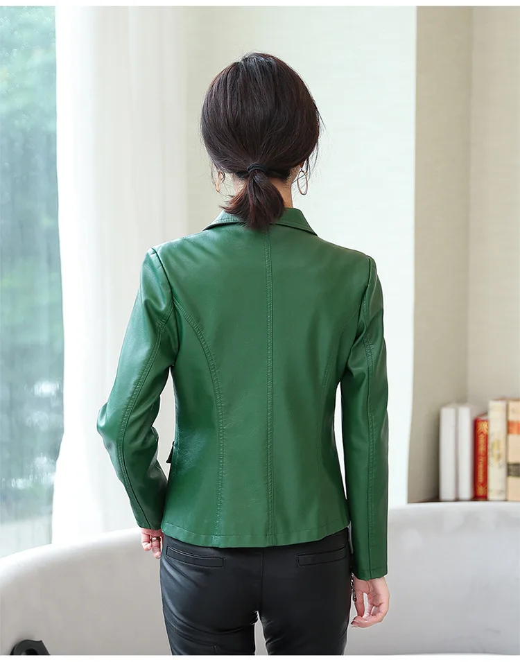 Роскошное кожаное замшевое пальто куртка весна осень женская тонкая верхняя