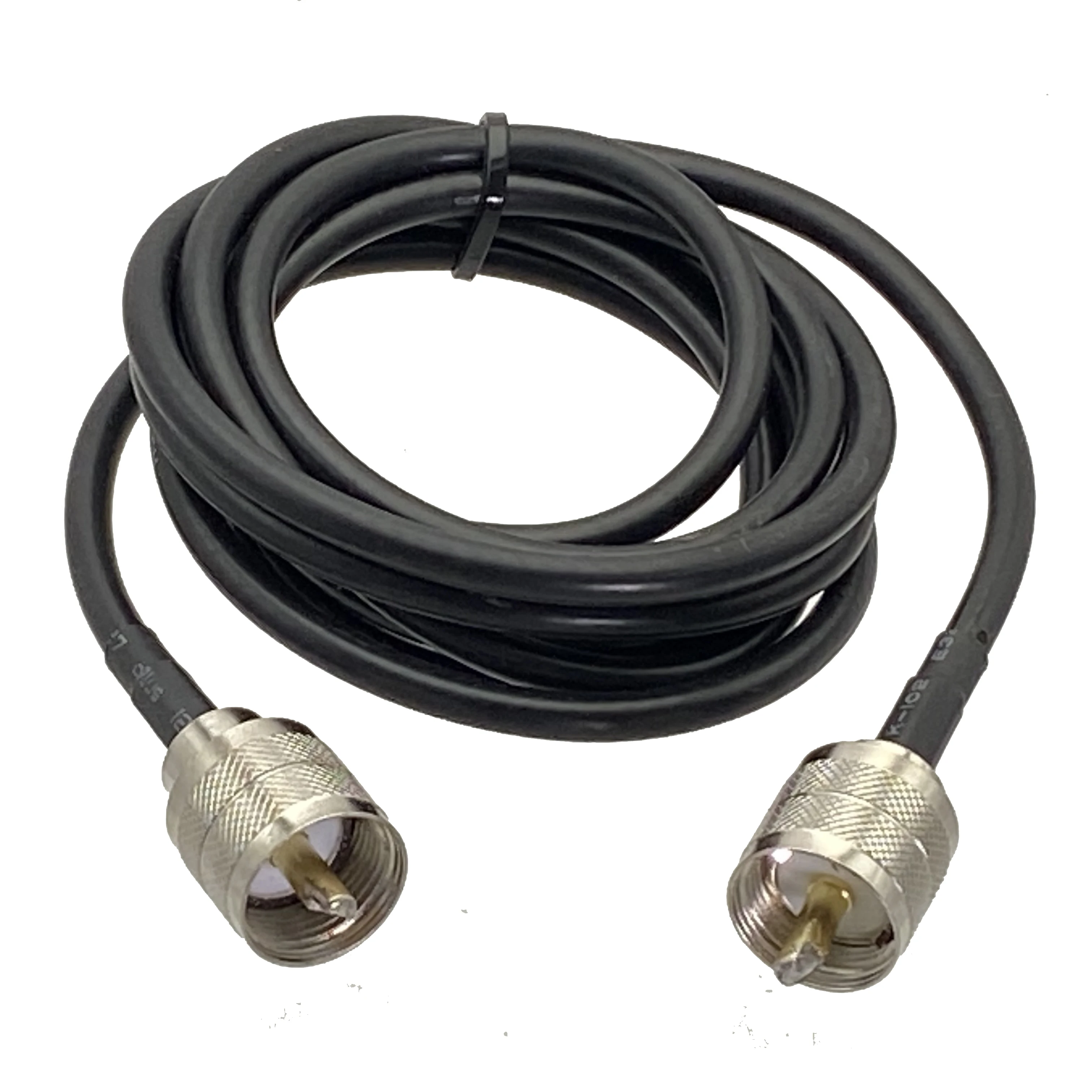 Кабель RG58 UHF PL259 штекер к Разъем RF перемычка косички клеммы провода прямые 6 дюймов
