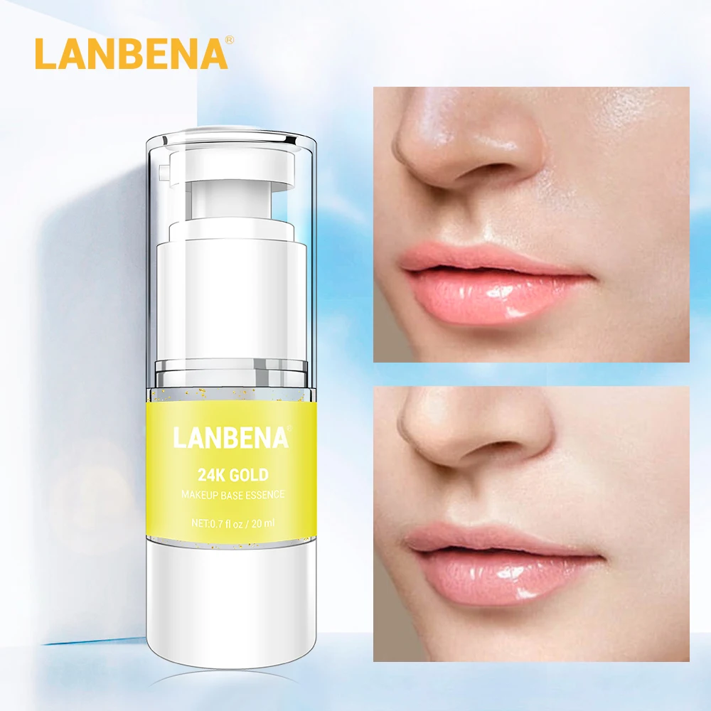 LANBENA основа для макияжа сыворотка 24 к Золотая Сыворотка лица Уход за лицом
