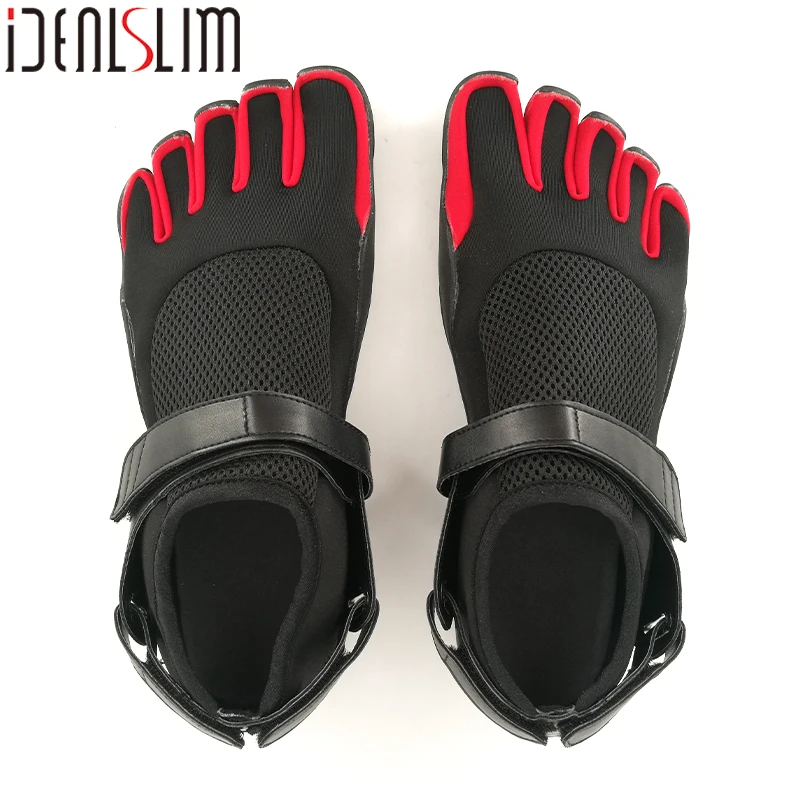 IDEALSLIM/обувь для бега с 5 пальцами; женская и мужская обувь с 5 пальцами; прогулочная обувь с мягкой подошвой и нескользящей подошвой; унисекс
