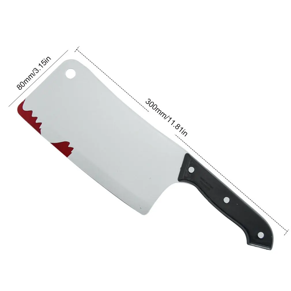 Украшение на Хэллоуин пластиковая поддельная кровавая опора оружие нож косплей