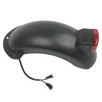 plastic scooter mudguard rear fender for flj c11 t11 c10 electric scooter with rear brake light
