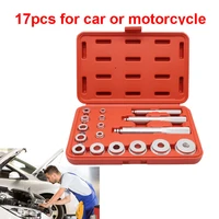 17 pcs car wheel bearing races seals bush driver master tool set aluminum axle repair tool motorbikes auto bearings or seals