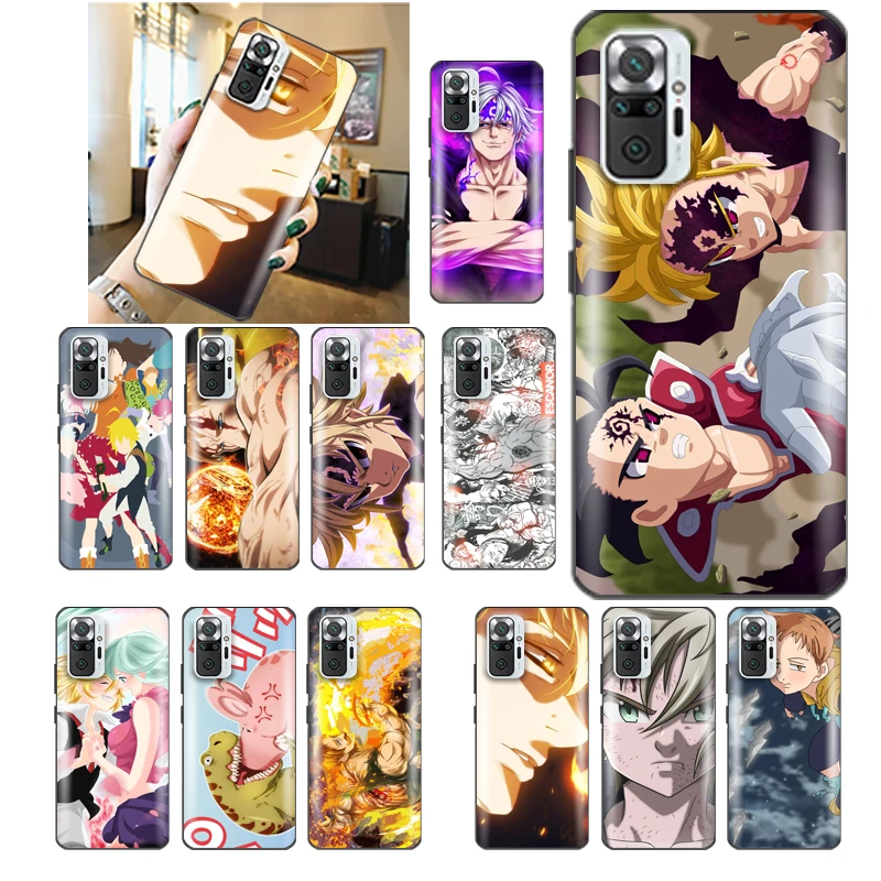 

Anime T-The Seven Deadly Sins Phone Case For Redmi Note 10 10X 10T Pro 4G 5G Luxury Brand Anime Waterproof Best Phone Cove