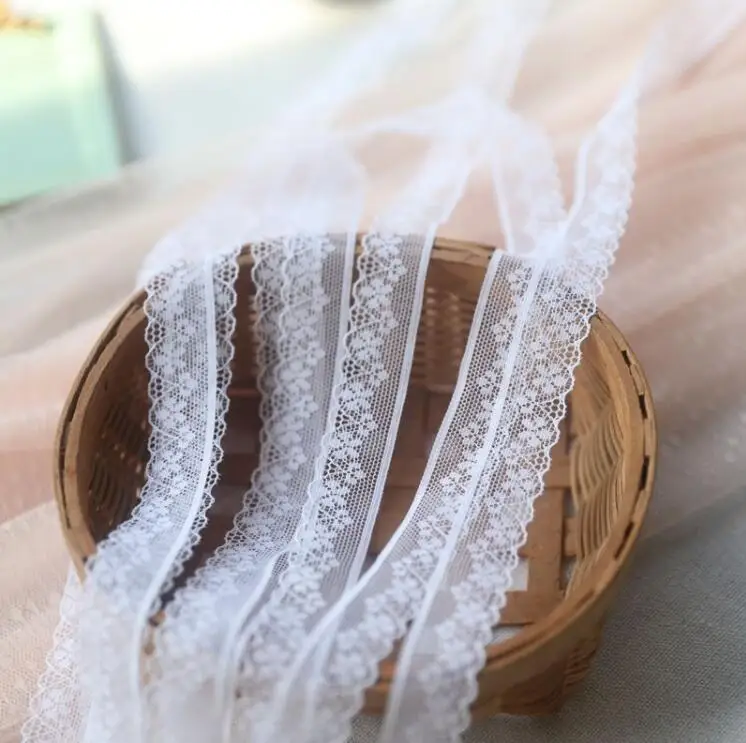 10 Meters White Thin Crocheted Fabric Lace Sweater Side Skirt Curtain Sofa DIY Trim Doll Garment Accessories | Дом и сад