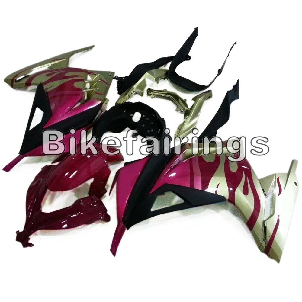 Фиолетовые красные черные панели для кузова велосипеда EX300R / Ninja 300 2013 2014 2015 2016 2017