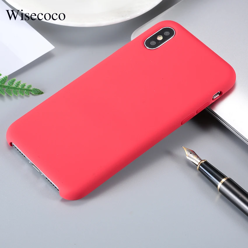 Мягкий резиновый силиконовый чехол для apple iphone xs max xr x 8 7 6 6s plus 5 5S se fundas официальная задняя крышка для телефона