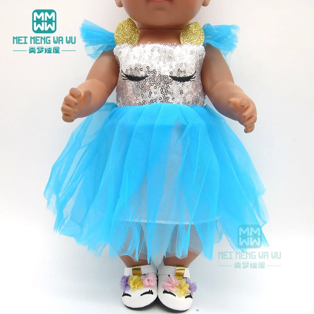 Женское платье принцессы с блестками для американской куклы и игрушки подарок