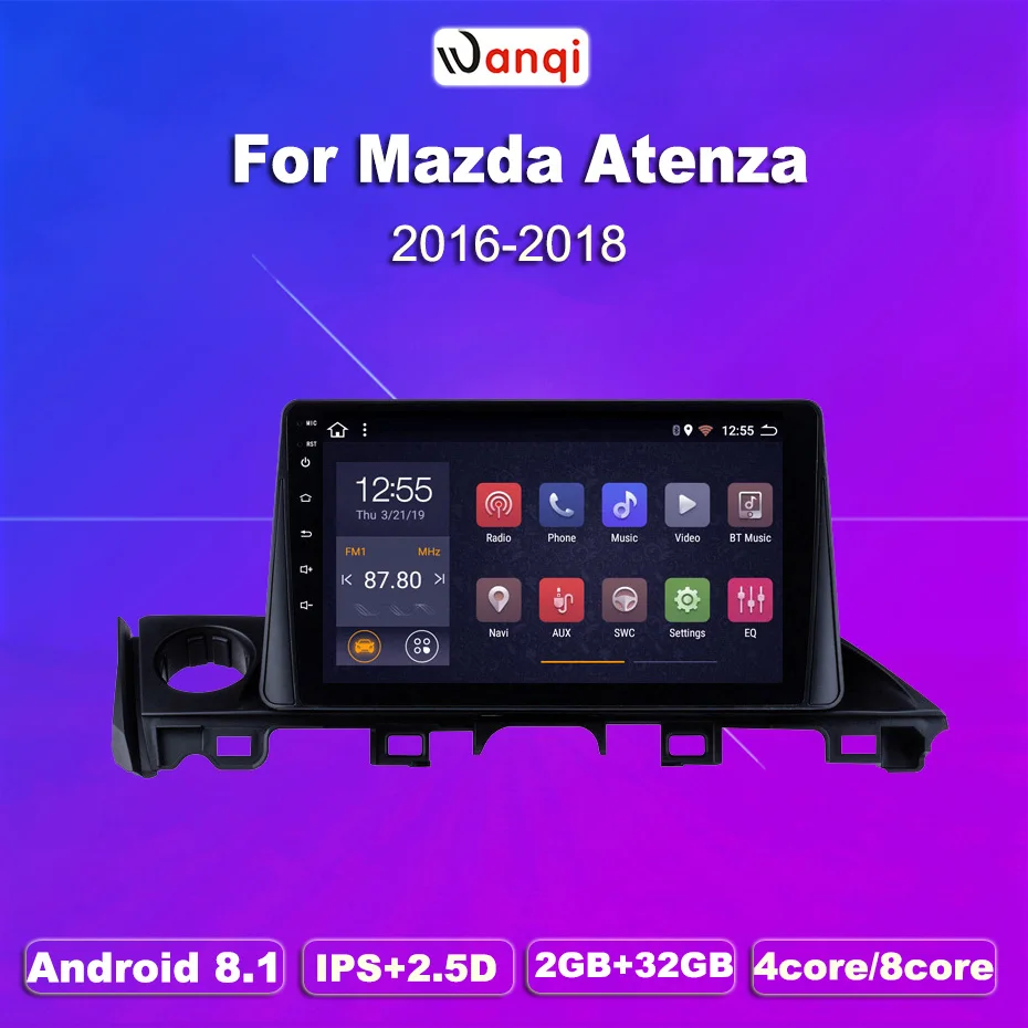 2G ram 32G rom 9 дюймов Android 8 1 HD сенсорный экран GPS навигационная система для 2017 Mazda