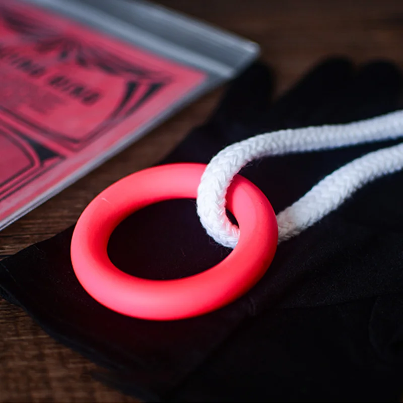 

Dancing Ring Magic Tricks Ring and Rope Floating Magician Stage Street Escape Illusion Gimmick Mentalism Funny Magia Toy