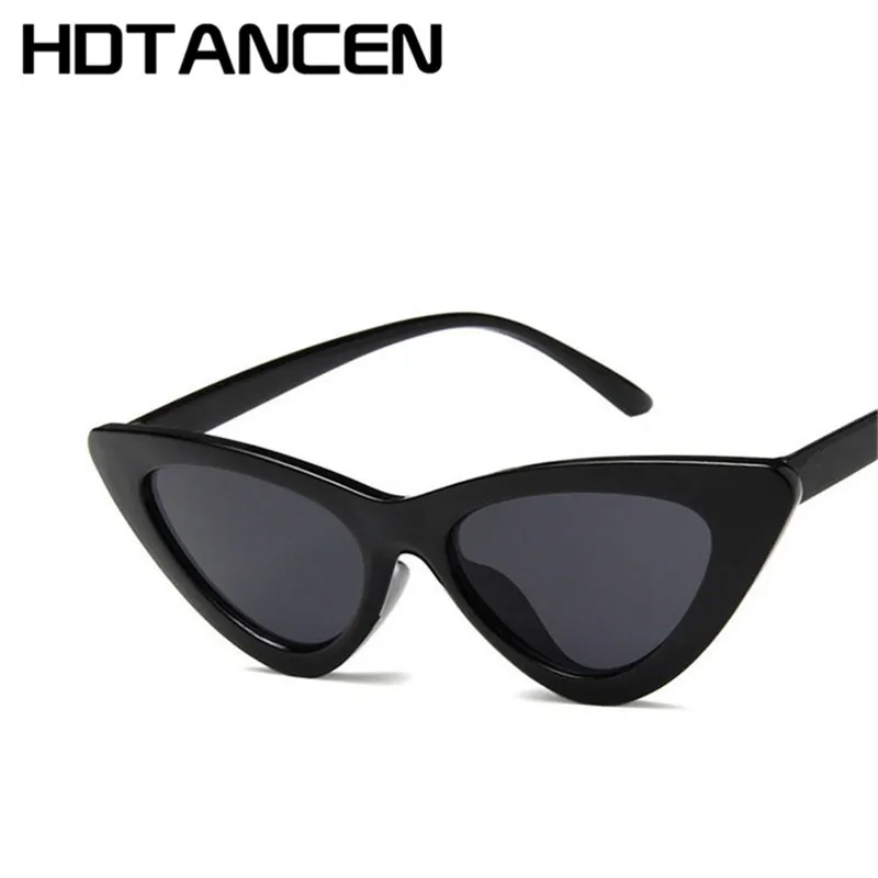 Ретро оправа кошачий глаз солнцезащитные очки для женщин женские модные