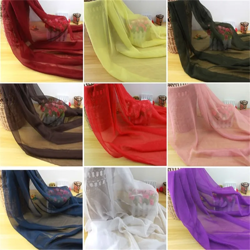 150cm width Chiffon fabric soft fabric for dress lining cloth material silk fabric 30d georgette fabrics wedding