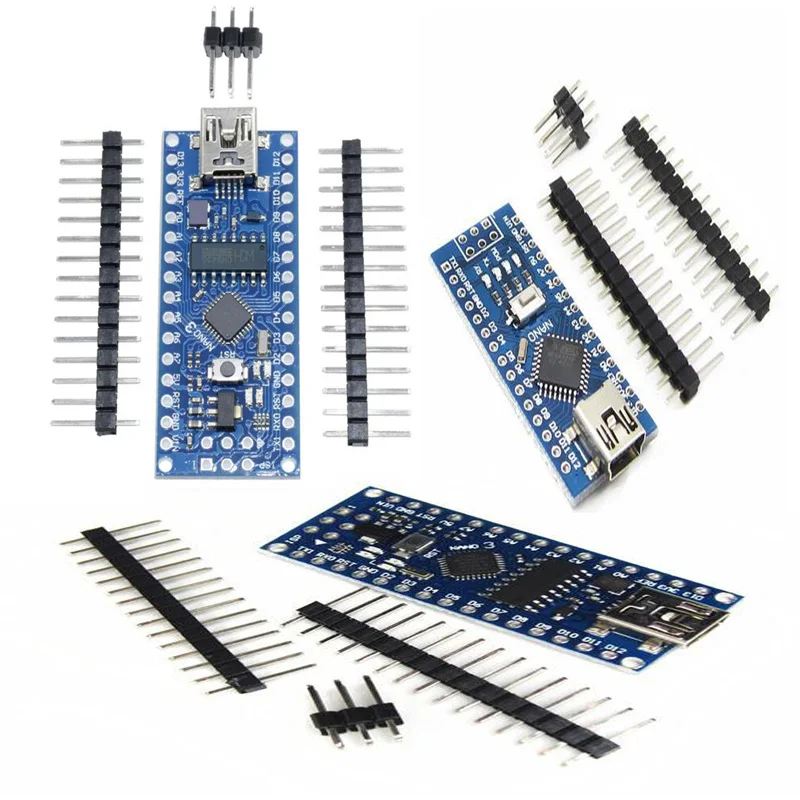 Мини USB для Arduino Nano V3.0 ATmega328P/168 P CH340G/328p mu CH340G QFN микроконтроллер BSG клеммный адаптер|h