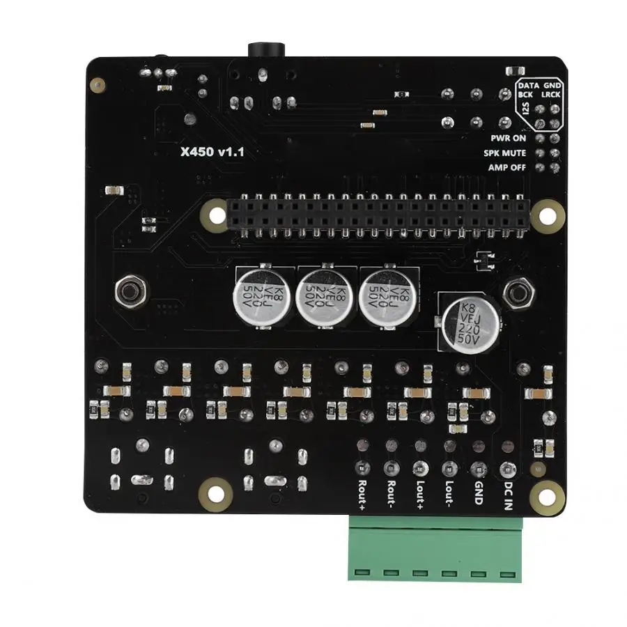 Стерео аудио Плата расширения HIFI DAC класса D усилитель звука для Raspberry Pi 4 Модель B/3B+/3B аудио Плата