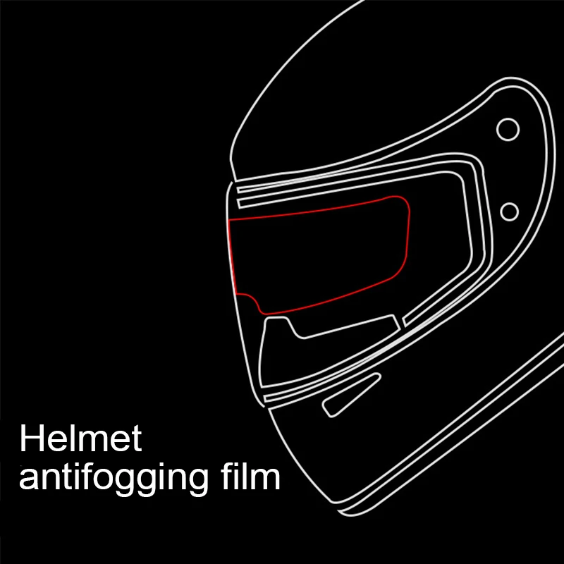 Водонепроницаемый шлем линзы патч пленка противотуманные мотоциклетные крышки
