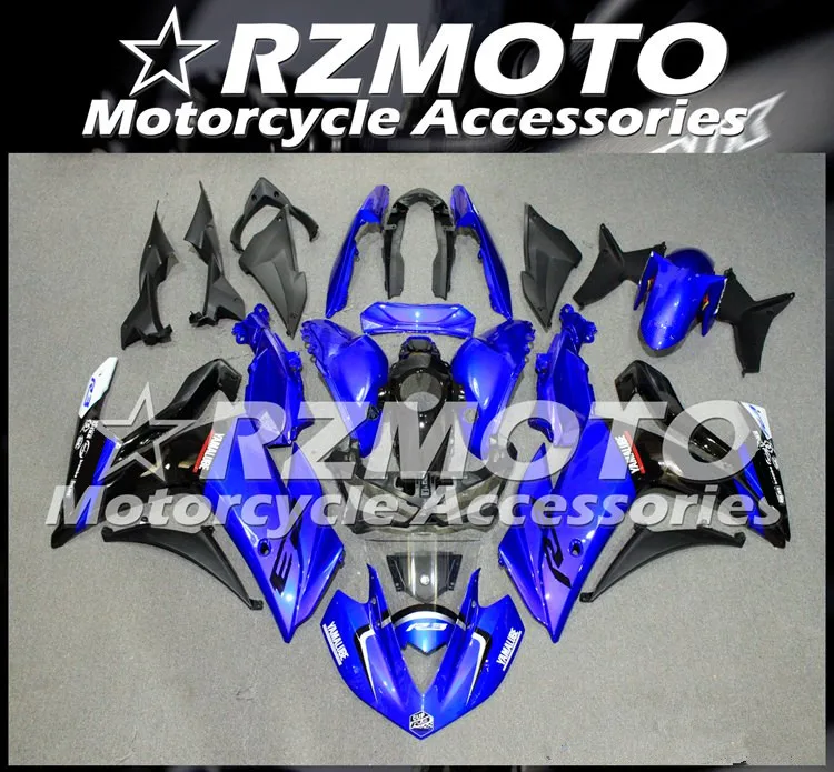 

New ABS Motorcycle Complete Fairings kit Fit for YAMAHA YZF R3 R25 2015 2016 2017 15 16 17 Bodywork set blue glossy