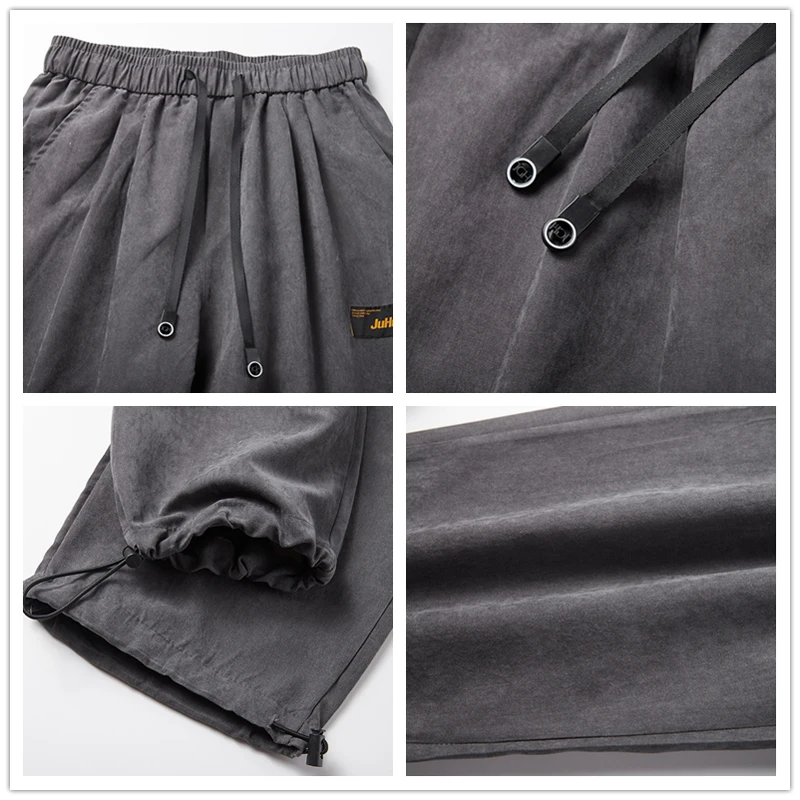 Мужские свободные брюки JDDTON тонкие спортивные штаны для бега Повседневная