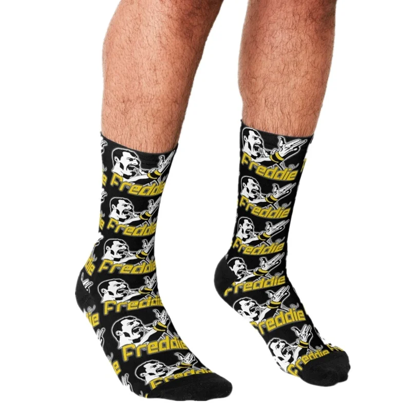 

Забавные мужские носки the legend freddie Носки с рисунком в стиле хип-хоп мужские счастливые носки милые уличные стильные сумасшедшие носки для му...