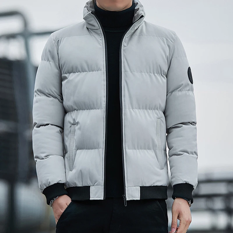 New Thickened Cotton Padded Jacket Men's Winter Korean Fashion Down Cotton Padded Jacket Warm Jacket