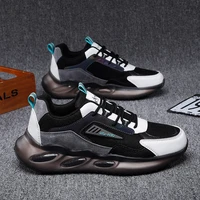 fall men sneakers fashion casual shoes breathable mesh upper rubber sole 3 colors size 39 44 man tennis shoe zapatillas hombre