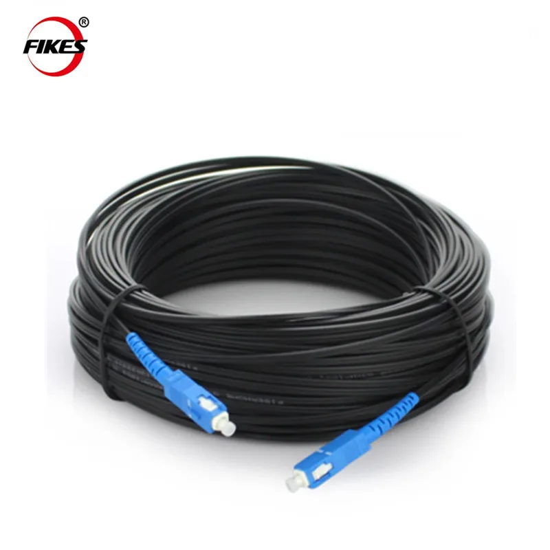 

Наружный прямой кабель SC UPC Simplex FTTH прямой соединительный кабель одномодовый волоконно-оптический соединительный шнур FTTH оптоволоконный со...