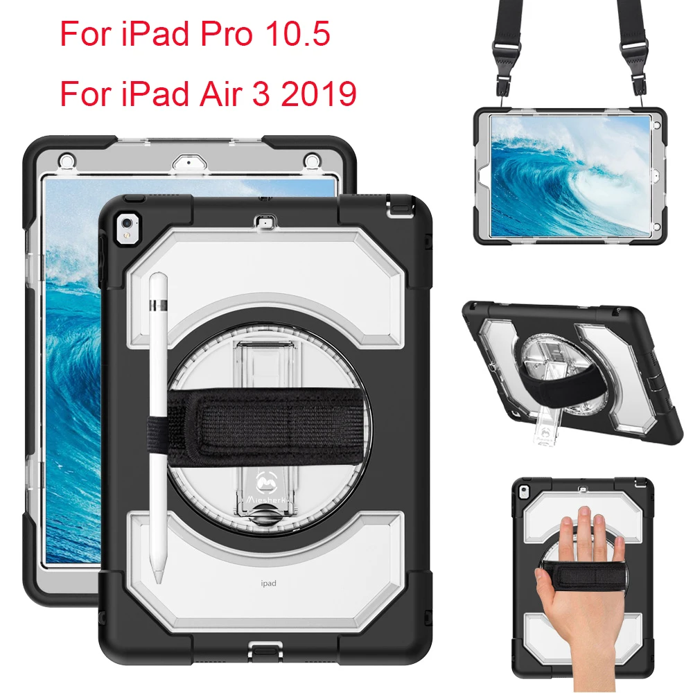 Детский чехол для iPad Pro 10 5 дюймов с держателем карандаша защитный защитой от