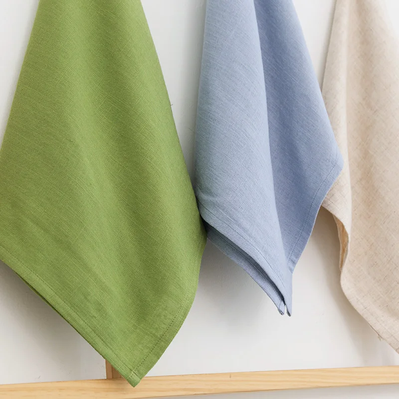 Mcao Полосатое вискозное льняное банное полотенце однотонный бактериальный