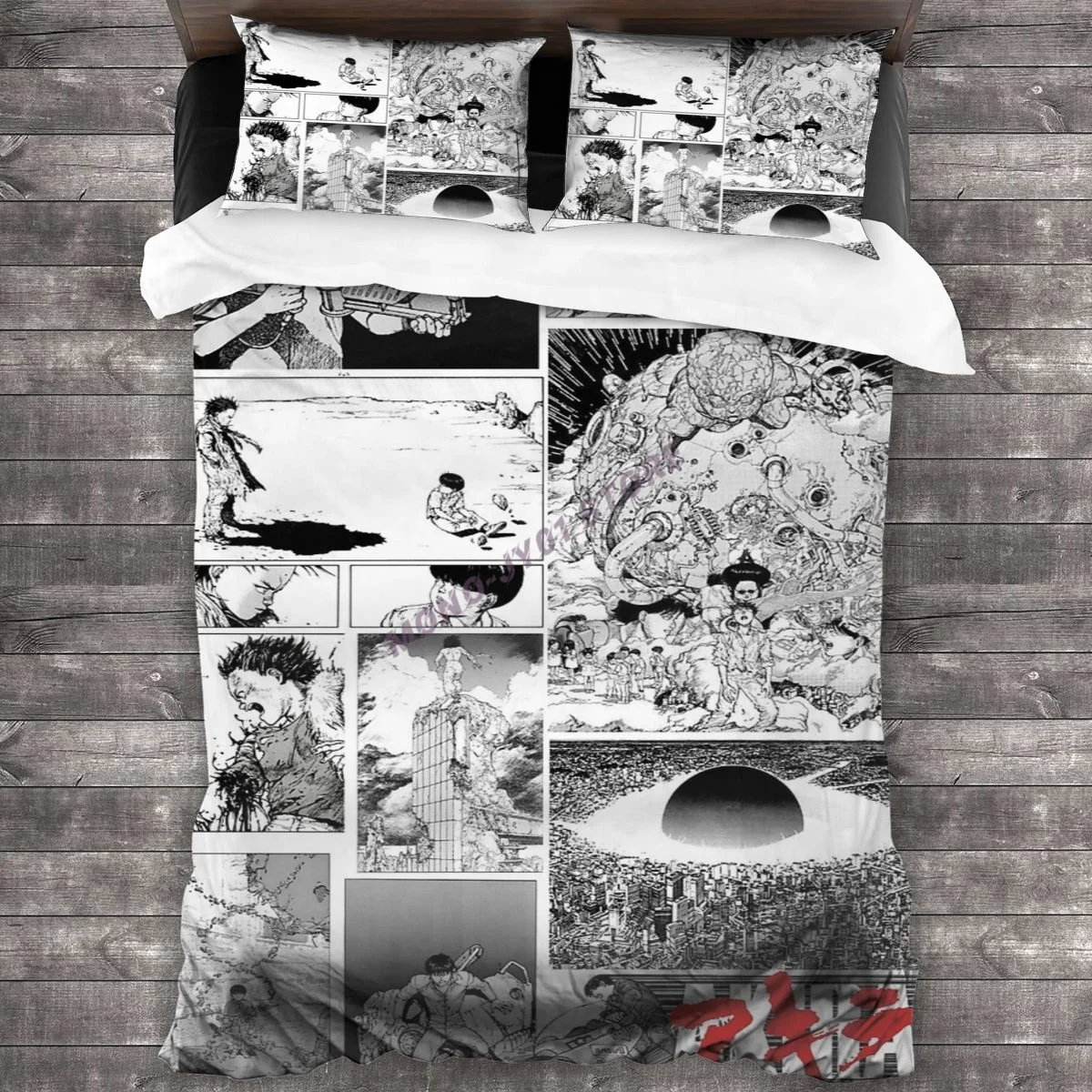 

Akira Manga Bedding Set Duvet Cover Pillowcases Comforter Bedding Sets Bedclothes