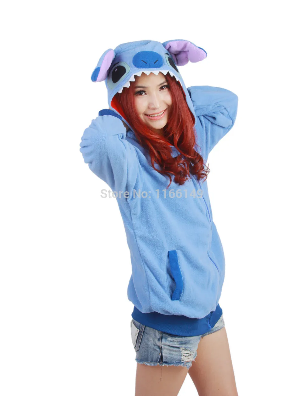 Толстовка Kigurumi с капюшоном изображением животных толстовка свитер аниме косплей