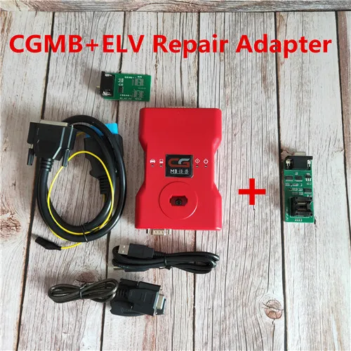 CGDI MB для Benz, поддержка всех ключей, потерянный CGMB с ELV симулятором и адаптером переменного тока и EIS ELV кабели/ELV адаптер для ремонта - Цвет: D