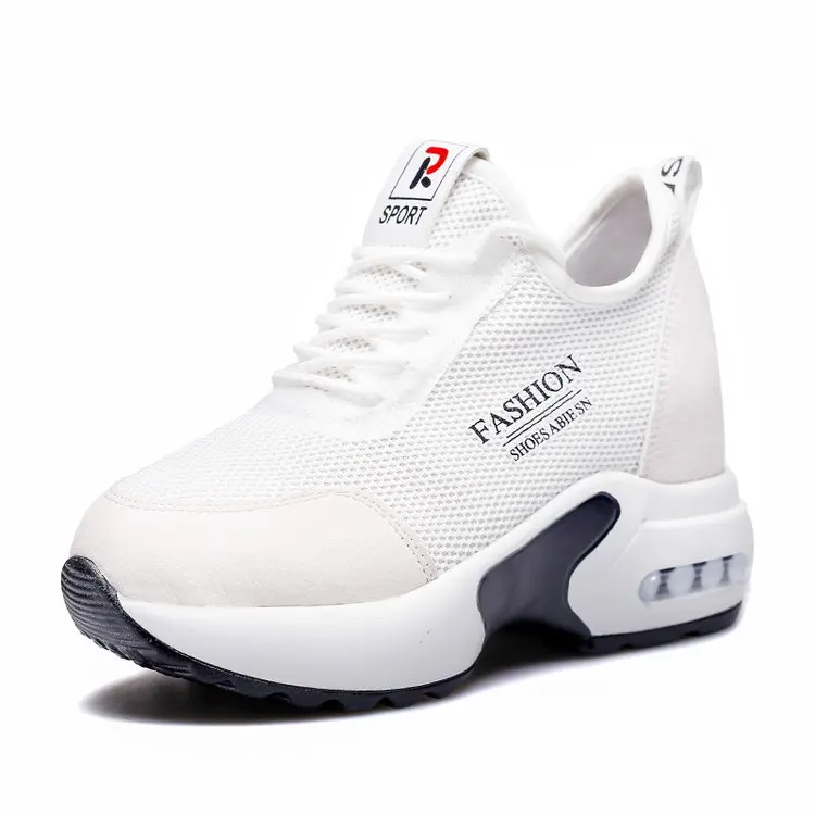 Кроссовки AGUTZM женские сетчатые дышащие на шнуровке Вулканизированная подошва