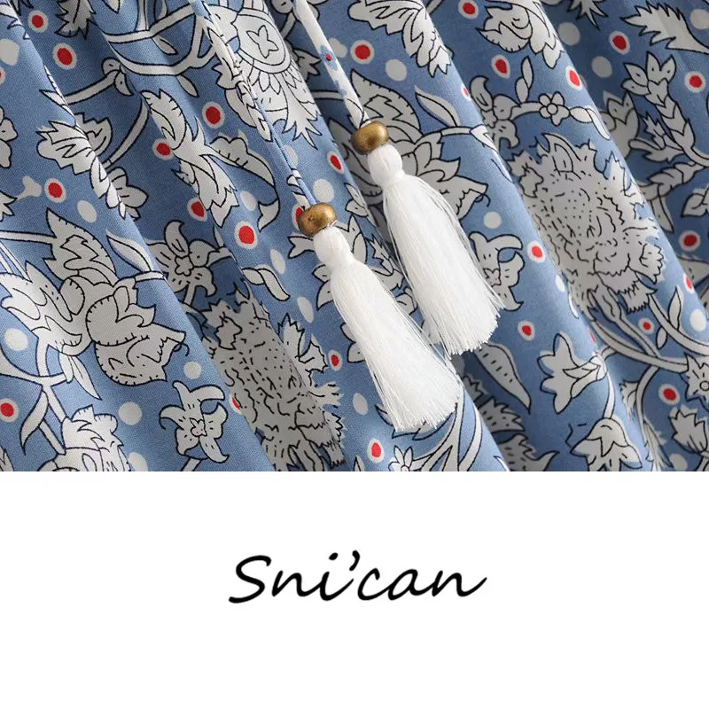 Faldas largas шикарная модная женская пляжная богемная юбка с цветочным принтом