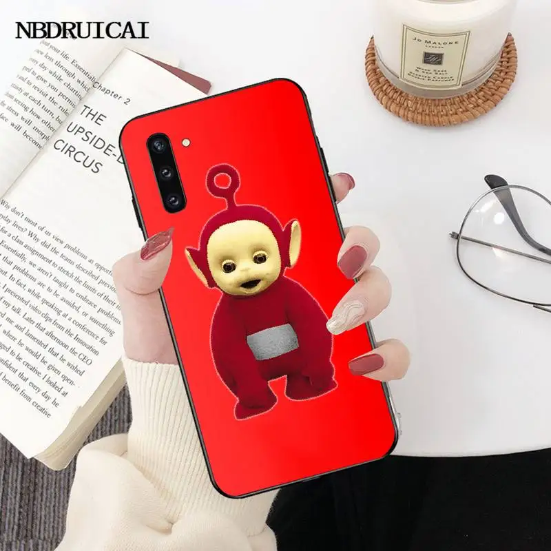 Мягкий силиконовый черный чехол для телефона PENGHUWAN Teletubbies Samsung Note 3 4 5 7 8 9 10 pro M10 20 30 |