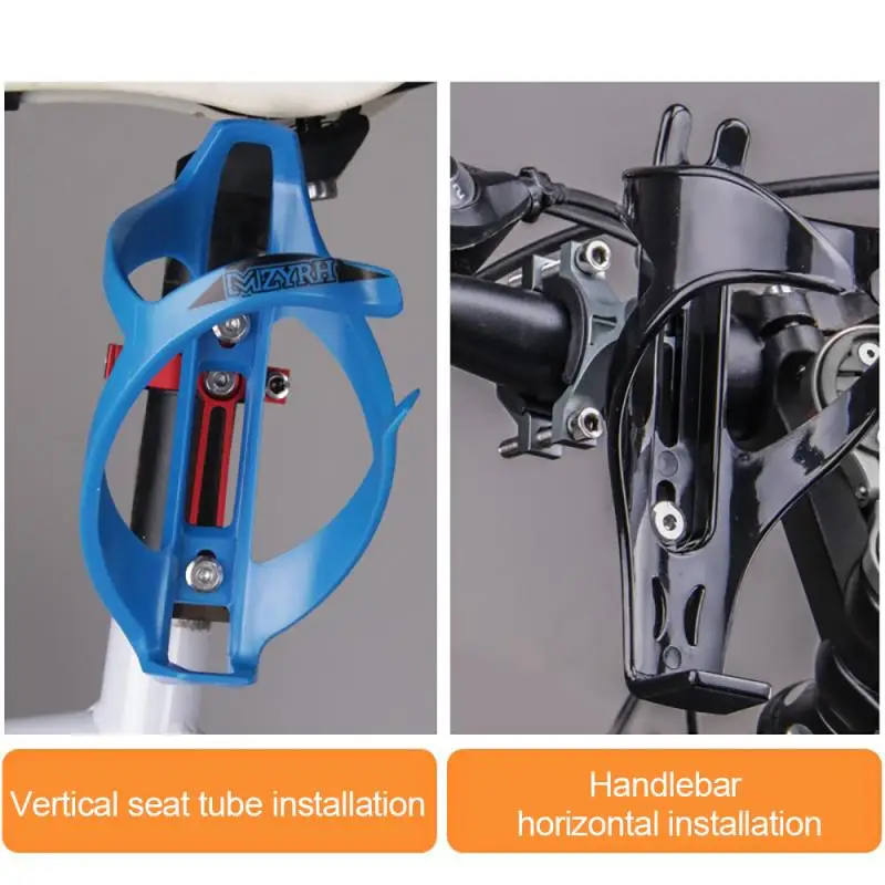 

Bicycle Bottle Cage Adapter Cycling Handlebar Water Bottle Cup Holder Adapter Aluminum Alloy Bottle Holder Bike Parts For MTB