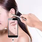 Медицинская ложка-эндоскоп для чистки ушей, мини-камера, визуальное удаление, поддержка ушей, Риноскоп, отоскоп, воск для ушей R9G7