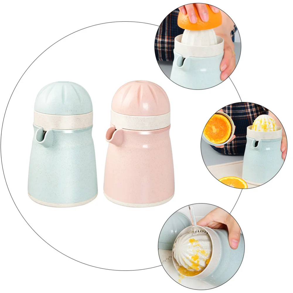 

2 Pcs Fruit Juicers Portable Fruit Squeezers Labor-saving Fruit Juicer Cups
