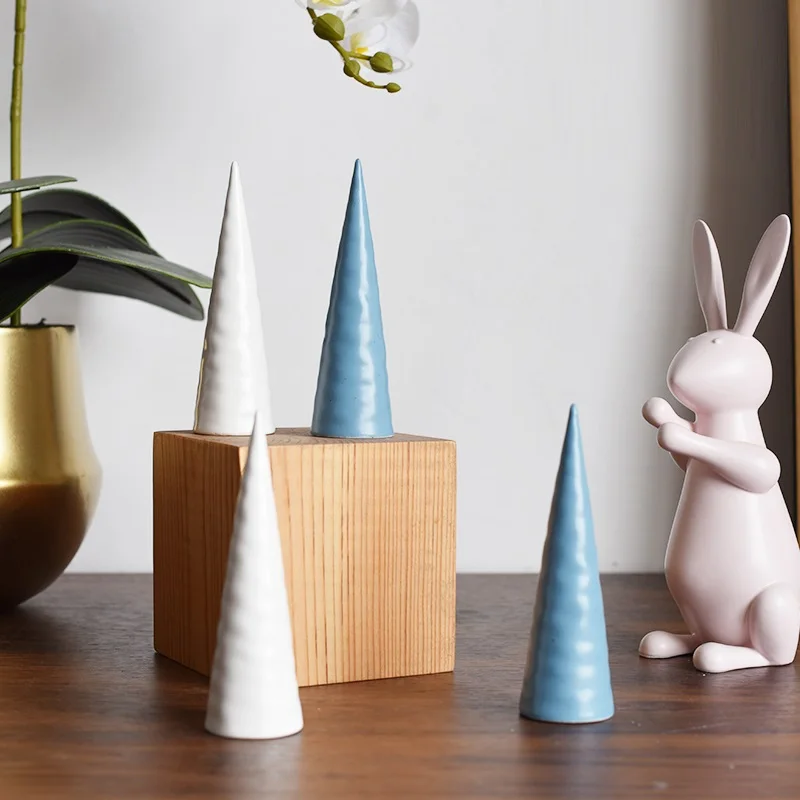 Простая Современная Статуя кролика статуэтка абстрактного животного Статуэтка