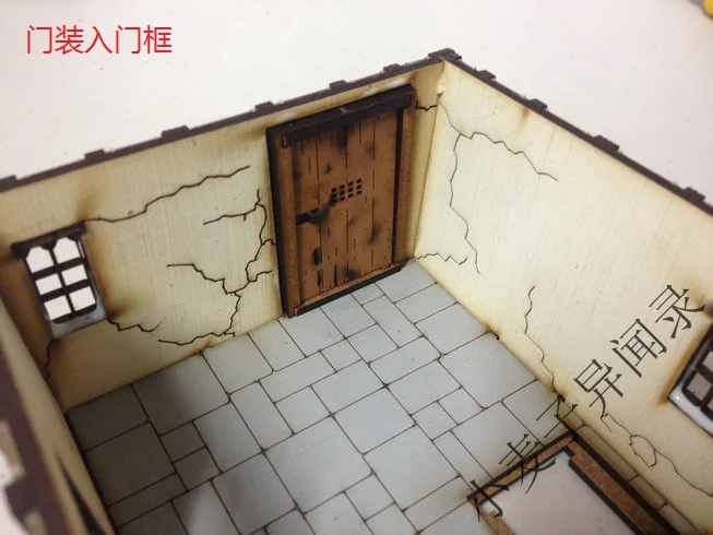 3 этажный дом Gloomhaven церковная война настольные игры молоток PP Infinity TRPG настольная панель RPG лазерная резка липа деревянная
