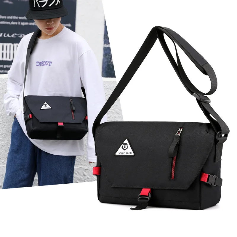 Nylon Shoulder Bags Men Tote Messenger Bags Strong Fabric Casual Leisure New Style Crossbody Bags 2020 Multiple Pockets