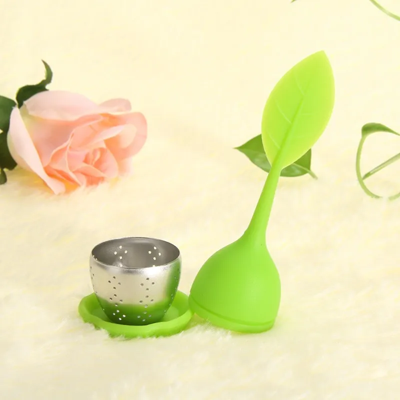 1 шт. клубника Чай заварки Нержавеющая сталь шар лист ситечко для заваривания