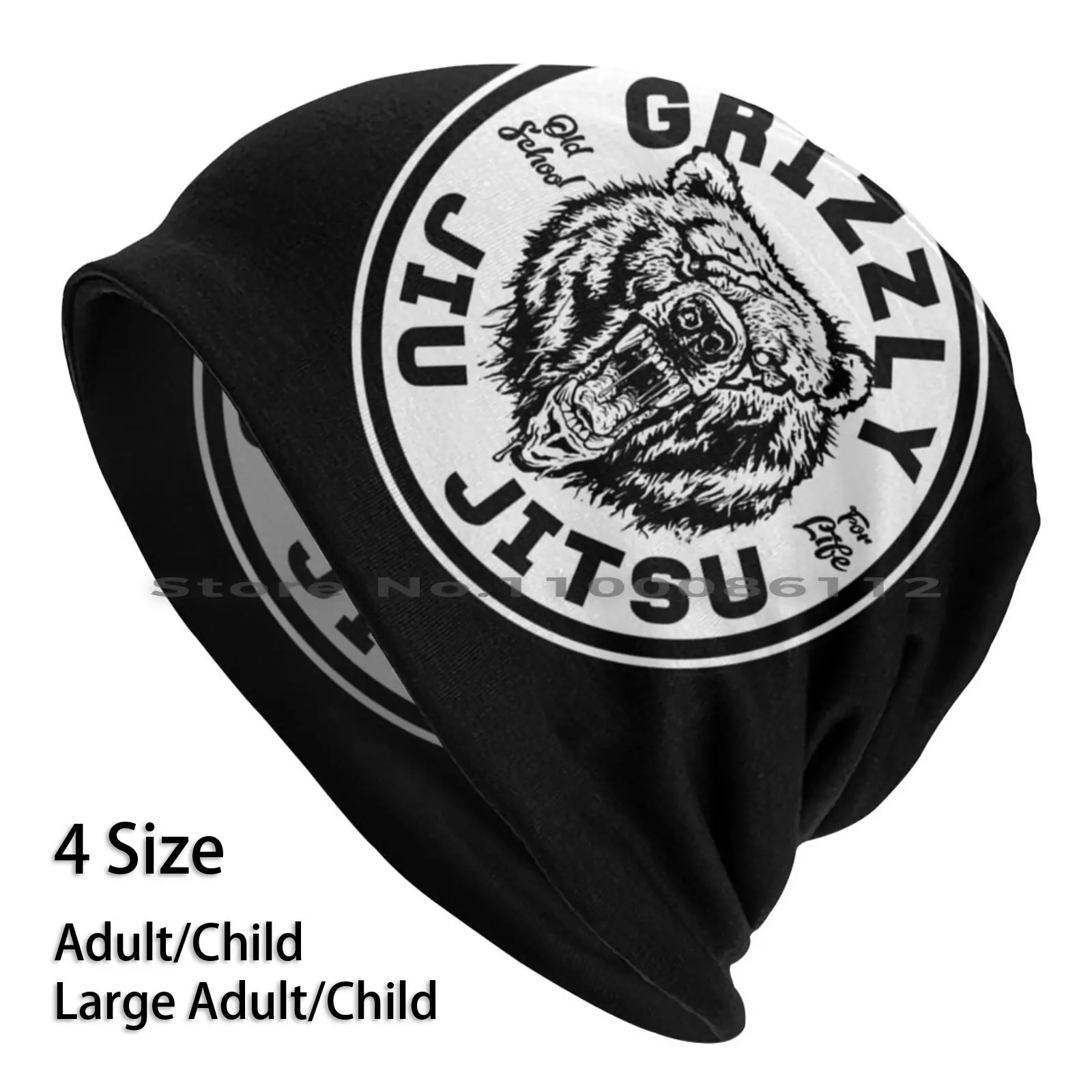 

Grizzly Smash Beanies Knit Hat Jiu Jitsu Bjj Wrestling Karate Mixed Martial Arts Judo Fitness Grappling Boxing Ground Shark