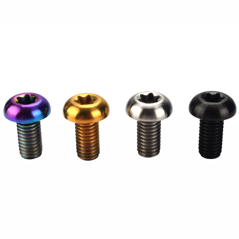 M5 * 10 мм Титан диск из сплава тормозной винты для ротора T25 Torx MTB Горный Дорожный
