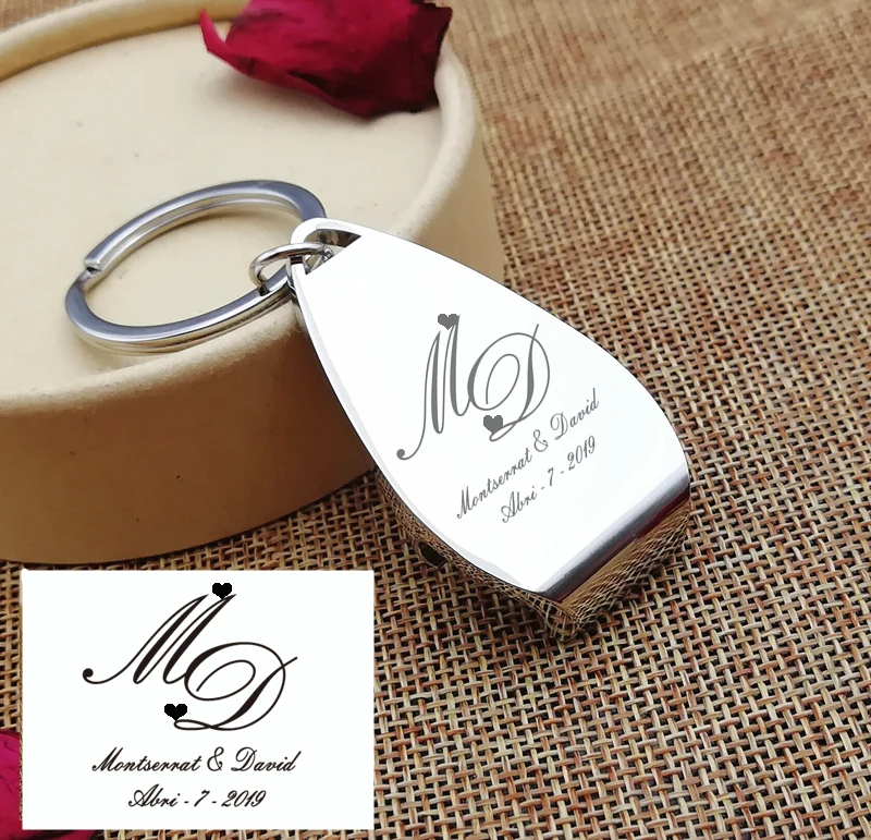 50/100 шт. Персонализированный Металлический Брелок для ключей Открывашки пивных