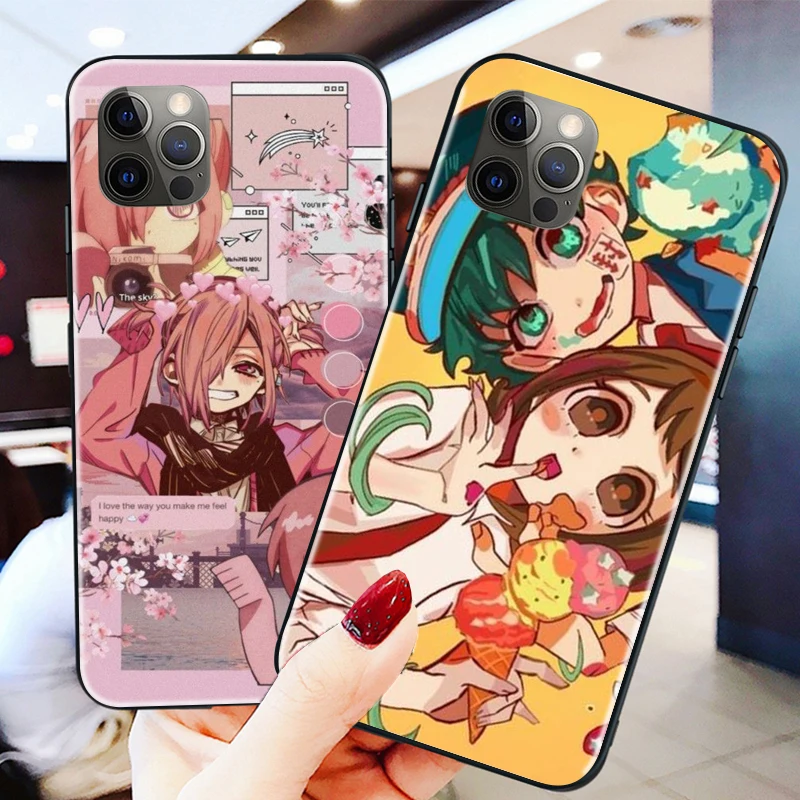 

Jibaku Shounen Hanako Kun Toilet-bound Hanako-Kun Silicone Phone Case for iPhone X XR 11Pro 12Mini MAX 6 7 8 Plus SE Phone Cover