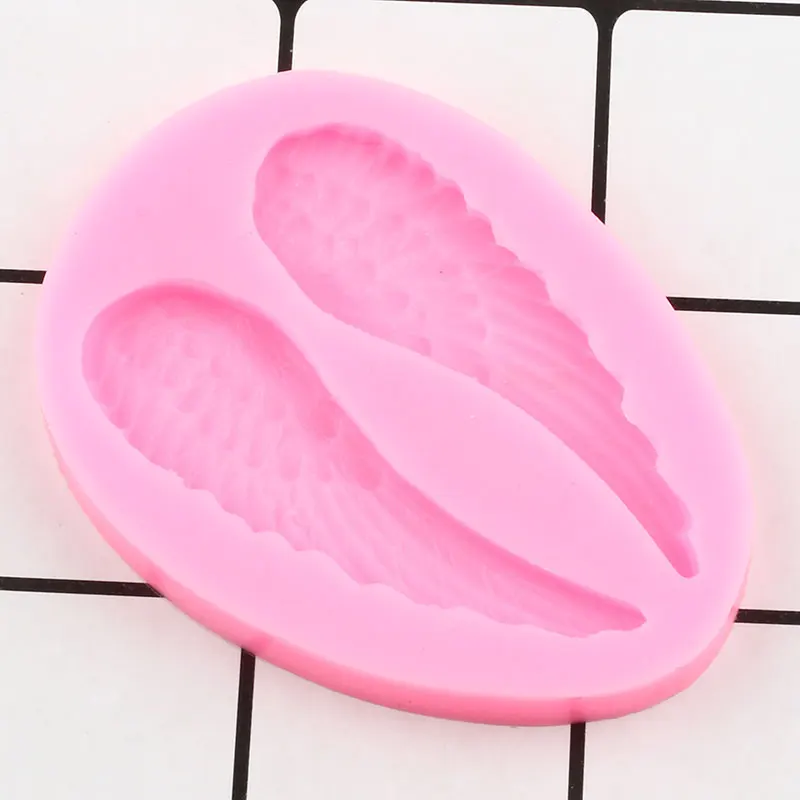 Сделай сам с крыльями ангела силиконовые формы свадебные Топпинг для кексов