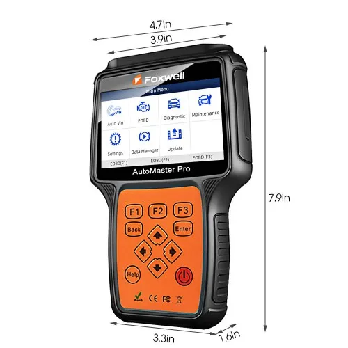 Foxwell NT680 все системы диагностический сканер с масляный светильник/сервис сброса +