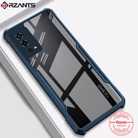 rzants for oppo a55 4g case hard blade shockproof slim crystal clear cover funda casing