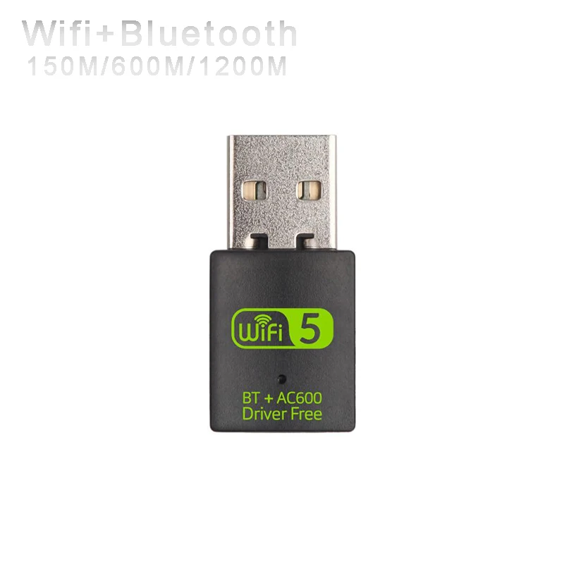 600 Мбит/с Wifi Bluetooth USB адаптер RTL8821CU Двухдиапазонная беспроводная сетевая карта для