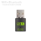 600 Мбитс Wifi Bluetooth USB Wifi адаптер RTL8821CU Двухдиапазонная беспроводная сетевая карта для настольного ноутбука 150 Мбитс 1200 Мбитс 802.11ac