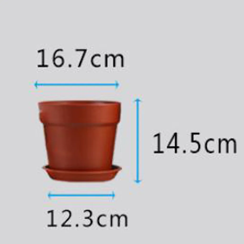 2 шт. горшки для растений Детские пластиковый круглый цветочный горшок держатель